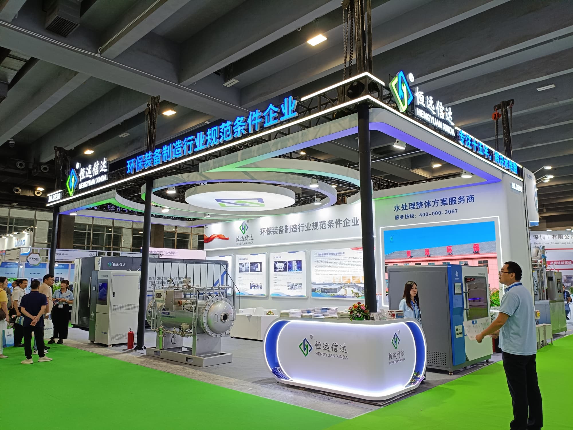 環博會展臺動線設計，清晰呈現環保核心技術優勢