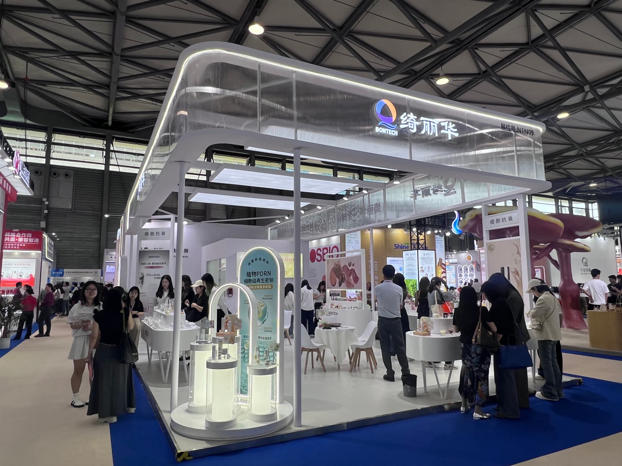 上海美博會展臺搭建：合規(guī)、高效與呈現(xiàn)效果兼顧